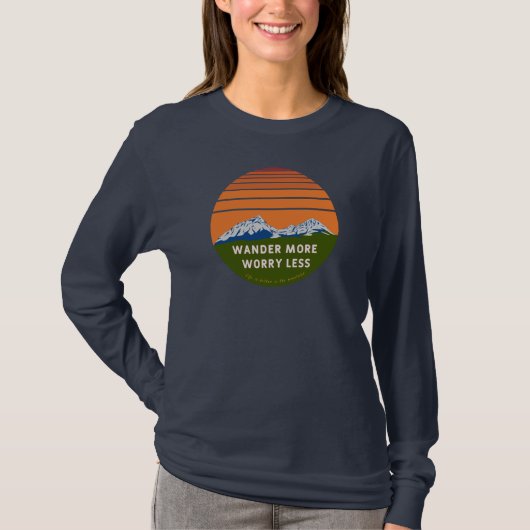 もっと心配なく歩き回る Tシャツ (正面)