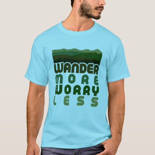 もっと心配なく歩き回る Tシャツ (正面)