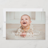 もっと応援今年の新生児クリスマス シーズンカード (正面)