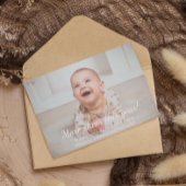 もっと応援今年の新生児クリスマス シーズンカード