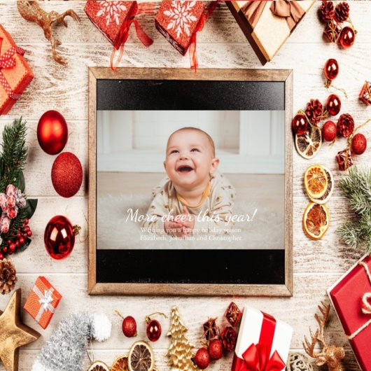 もっと応援今年の新生児クリスマス シーズンポストカード