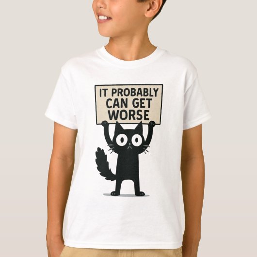 もっと悪くなるかもしれない Tシャツ (正面)