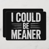 もっと意地悪もできる レトロ ヴィンテージ 招待状 (正面/裏面)