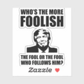 もっと愚かなアンチ切り シール (シート)