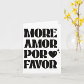 もっと愛してね レトロラブ ヴァレンタイン エステティック カード (黄色い花)