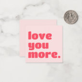 もっと愛してる ノートカード (正面/裏面インサイチュ)