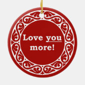 もっと愛して下さい! オーナメント (裏面)