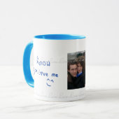 。もっと愛して下さい。! マグカップ (正面左)