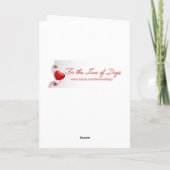 もっと愛して下さい! Westieのバレンタイン シーズンカード (裏面)