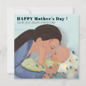 もっと愛して ママと赤ちゃんの母の日 シーズンカード (正面)