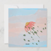 もっと愛して ママの日の赤ちゃんとのイラスト シーズンカード (裏面)