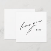 もっと愛しなさい。ノートカードとひな形 ノートカード (正面/裏面)