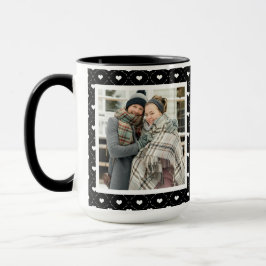 「もっと愛しカスタムて」写真と愛の詩 マグカップ