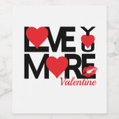 もっと愛せよ ワインラベル (シングルラベル)