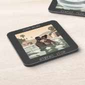 もっと愛のデザイン #1 コースター (左側)