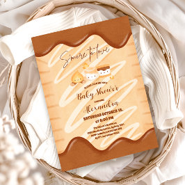 もっと愛を かわいい ジェンダーニュートラル ベイビーシャワー 招待状