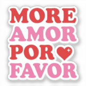 もっと愛を Amór Por Favor シール (正面)