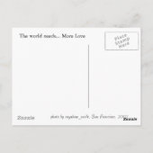 もっと愛 ポストカード (裏面)