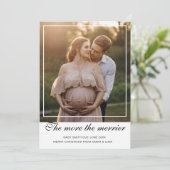 もっと成長するホリデー妊娠発表カード シーズンカード (スタンド正面)