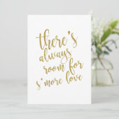 もっと手頃なサインの余地は常にあります 招待状 (スタンド正面)