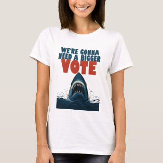 もっと投票が必要 白Tシャツ Tシャツ