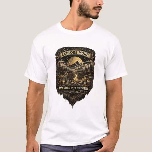 もっと探検しよう Tシャツ (正面)