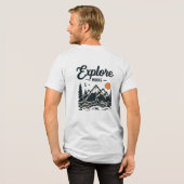 もっと探求しよう ハイキング トライブレンドTシャツ (フル背面)