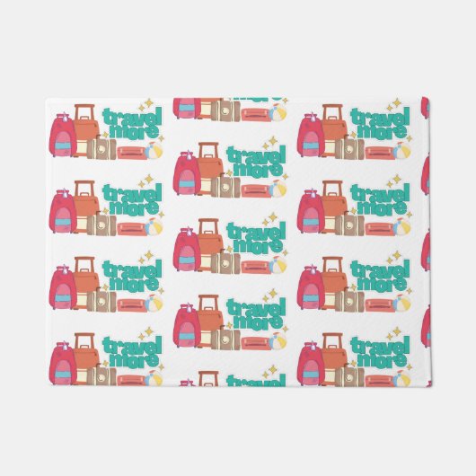 もっと旅行して ドアマット (正面)