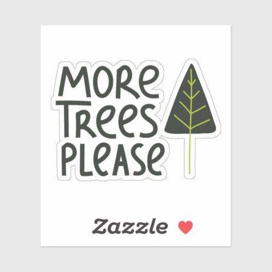 もっと木を増やす シール (シート)