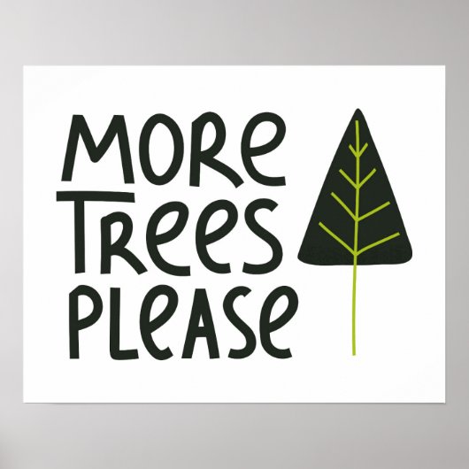 もっと木を増やす ポスター (正面)