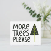 もっと木を増やす ポストカード (スタンド正面)