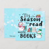 もっと本を読む季節です シーズンカード (正面/裏面)