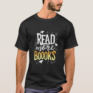 もっと本を読めよ 司書 英語教師 ホール Tシャツ