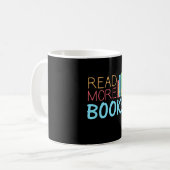 もっと本を読め コーヒーマグカップ (正面左)