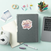 もっと本を読んで外に出るのを控えよう - 面白い居心地の良い読書家グッズ シール (iPadカバー)