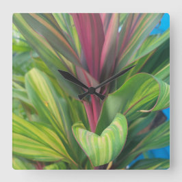 もっと植えよう スクエア壁時計
