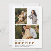 もっと楽しいクリスマスの妊娠発表 シーズンカード (正面)