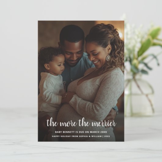 もっと楽しいクリスマスオーバーレイ写真 シーズンカード (スタンド正面)