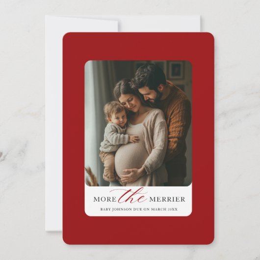 もっと楽しいクリスマスベイビー写真発表 シーズンカード (正面)