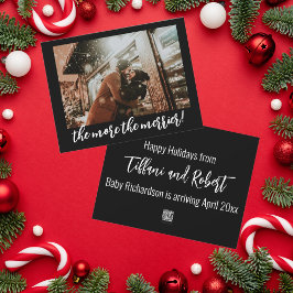 もっと楽しいクリスマス妊娠発表 シーズンカード
