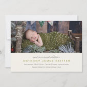 もっと楽しいクリスマス 誕生のお知らせ シーズンカード (裏面)