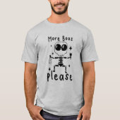 もっと楽しいハロウィーンスケルトン Tシャツ (正面)
