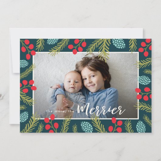 もっと楽しい誕生のお知らせ ベリーピン シーズンカード (正面)