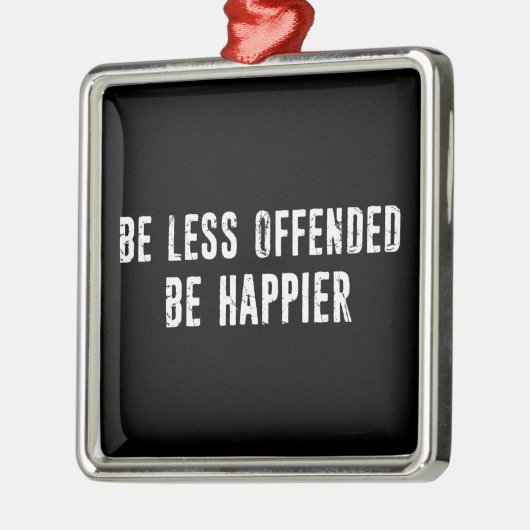 もっと気分を害さない メタルオーナメント (左)