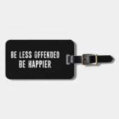 もっと気分を害さない ラゲッジタグ (正面横)