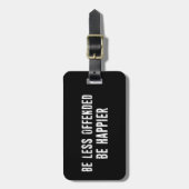 もっと気分を害さない ラゲッジタグ (正面縦)