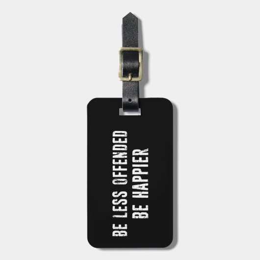 もっと気分を害さない ラゲッジタグ (正面縦)