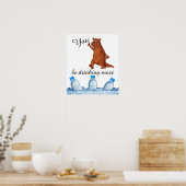 もっと水のポスターを飲んでる ポスター (キッチン)