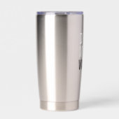 もっと水を飲む |ミニマルシンプルリスト 保温保冷タンブラー (正面)
