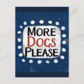 もっと犬はがきをお願い ポストカード (正面)